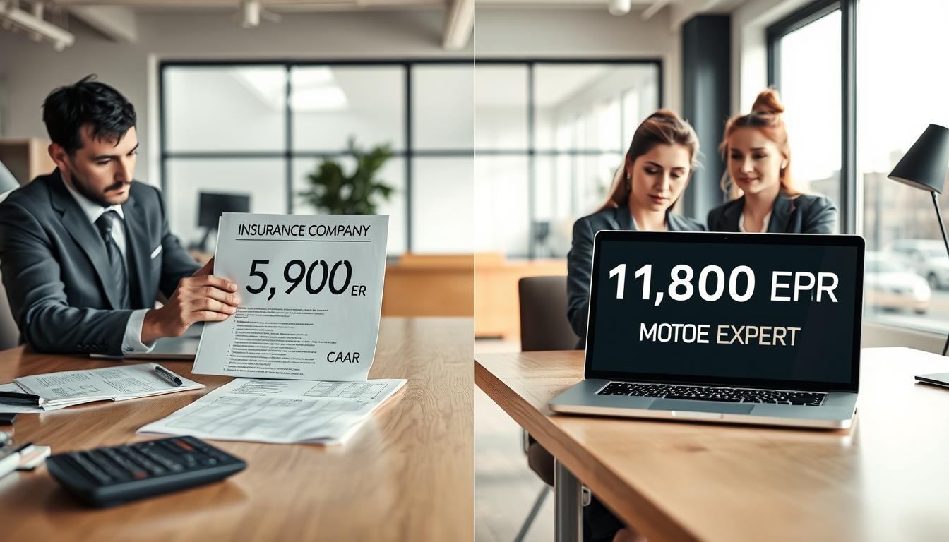 Ubezpieczyciel 5 900 EUR, a rzeczoznawca MOTOEXPERT 11 800 EUR
