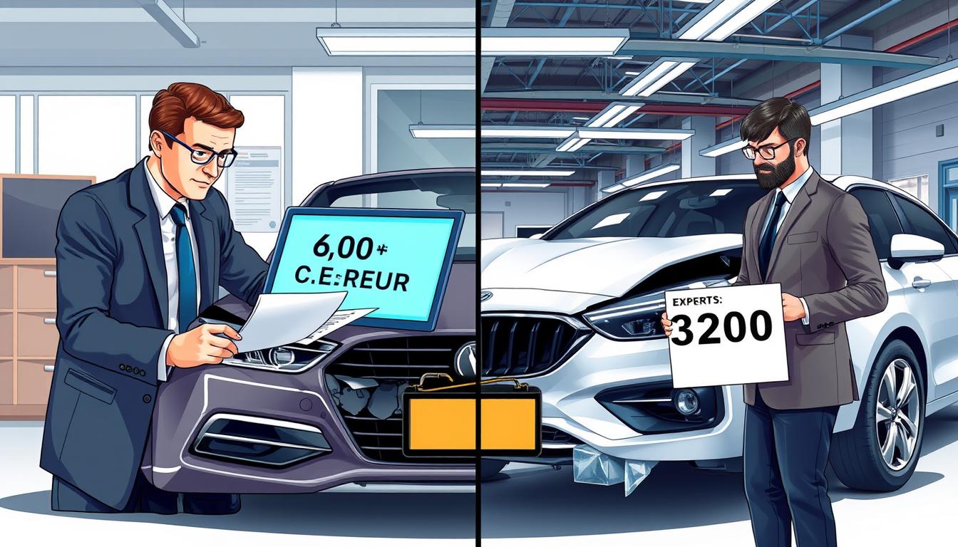 Ubezpieczyciel 6 100 EUR, a rzeczoznawca MOTOEXPERT 13 200 EUR