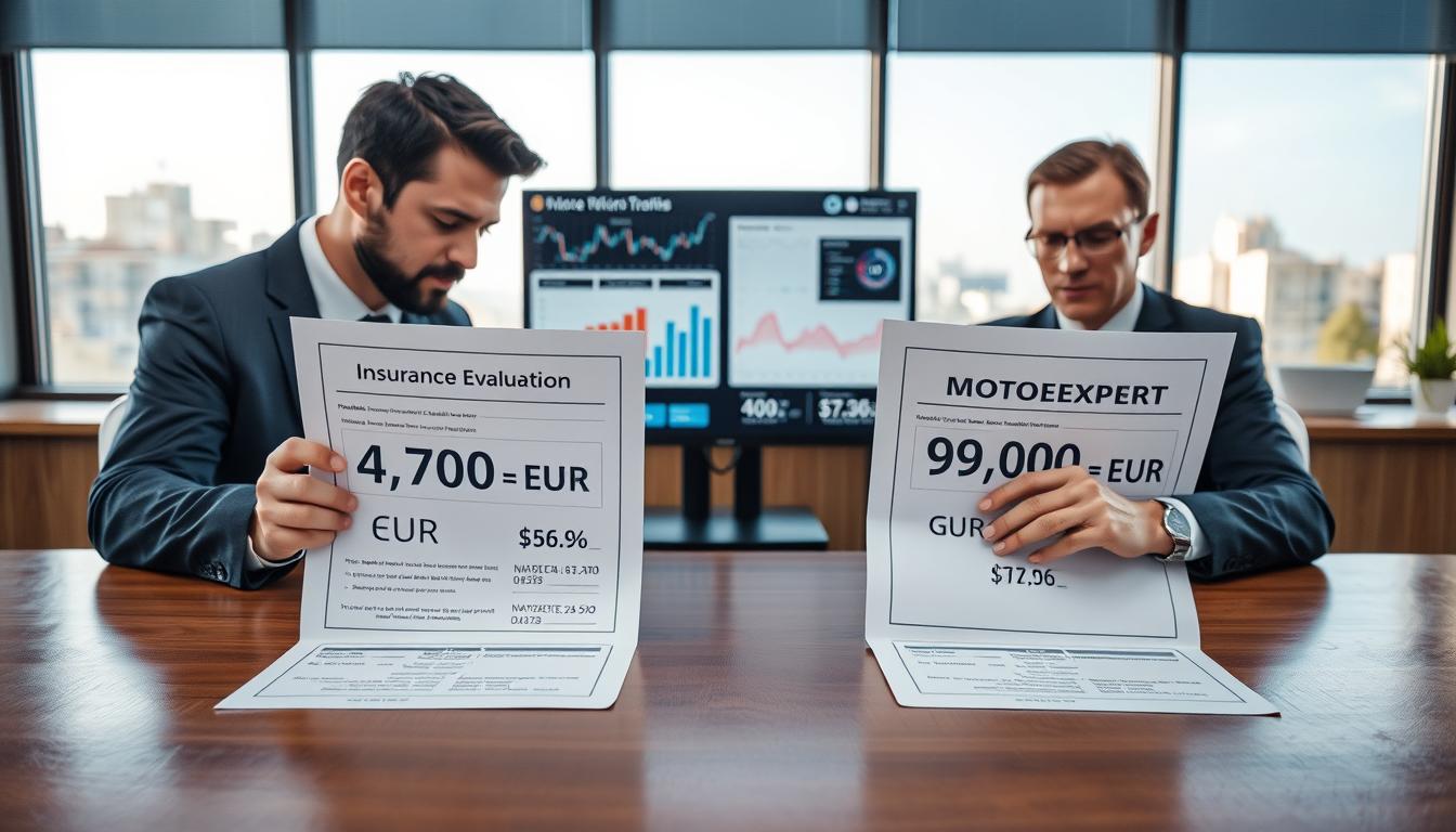 Ubezpieczyciel 4 700 EUR, a rzeczoznawca MOTOEXPERT 9 900 EUR