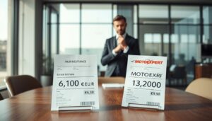 Ubezpieczyciel 6 100 EUR, a rzeczoznawca MOTOEXPERT 13 200 EUR