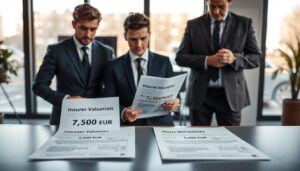 Ubezpieczyciel 7 500 EUR, a rzeczoznawca MOTOEXPERT 15 000 EUR